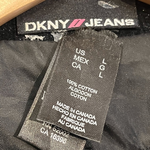 Festive black cotton corduroy Blazer by DKNY Jeans. - Picture 8 of 9